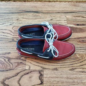 Men's Red, White & Blue Sperry Topsiders Size 8 - Just in Time for 4th of July!!
